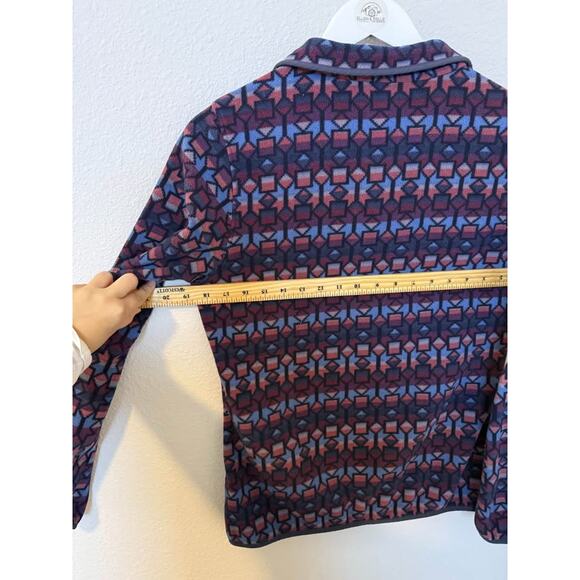 Patagonia Women’s Micro-D Snap T Fleece Aztec Pullover Sz S - Picture 9 of 9